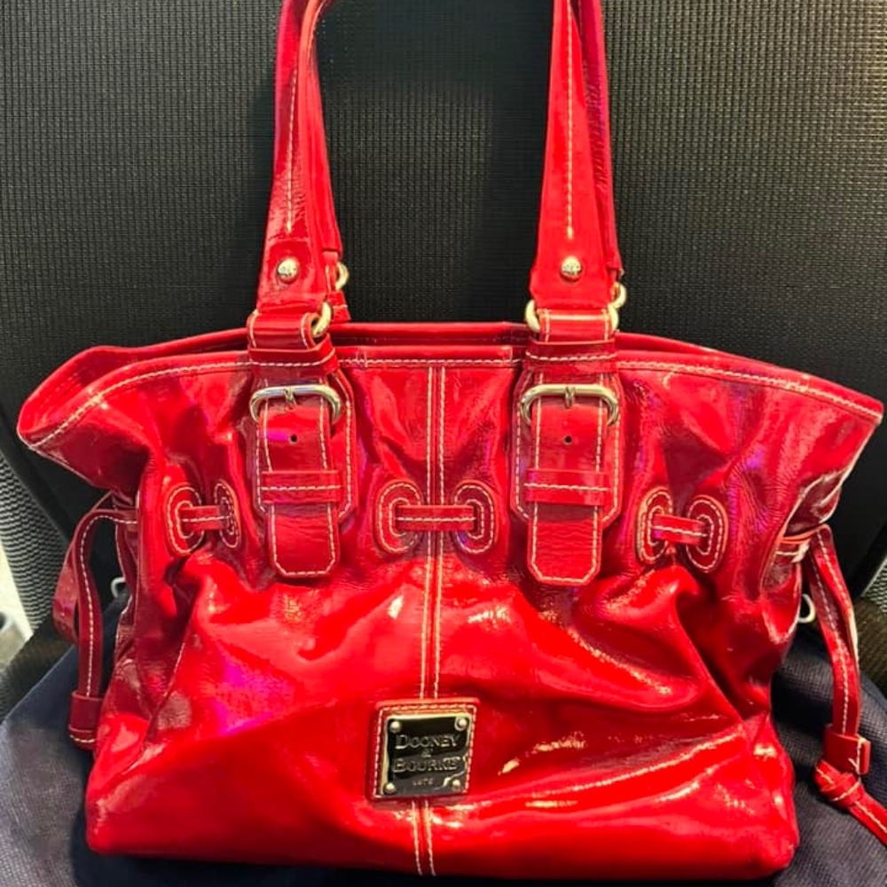 Dooney & Bourke Red Patent Leather Bag